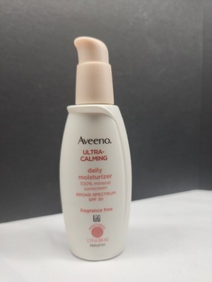 Aveeno Ultra Calming Daily Moisturizer SPF 30. *DISCONTINUED.* NEW/Unopened 