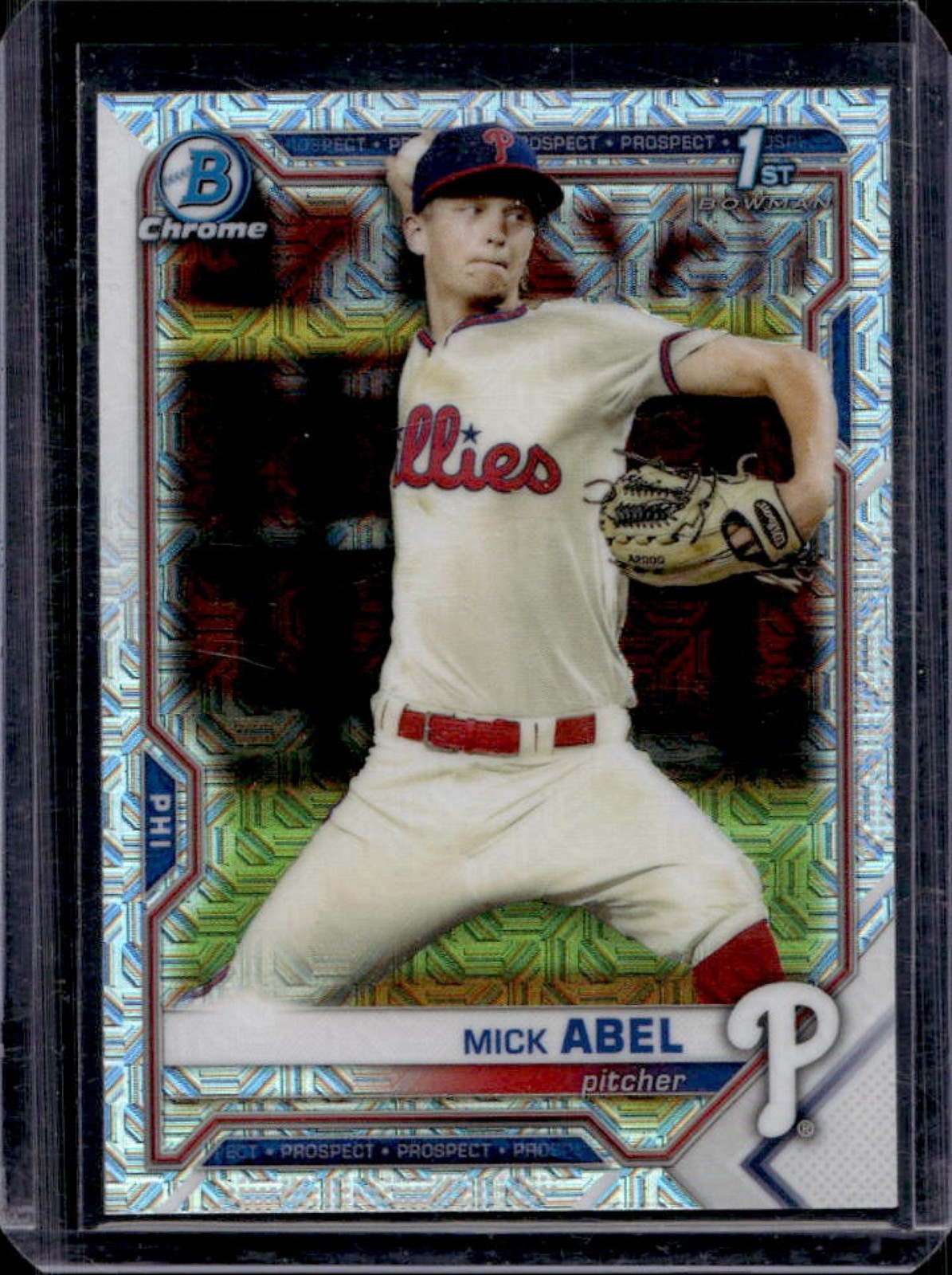2021 Bowman Mick Abel Chrome Prospects Mega Box Refractor #BCP-42 Phillies