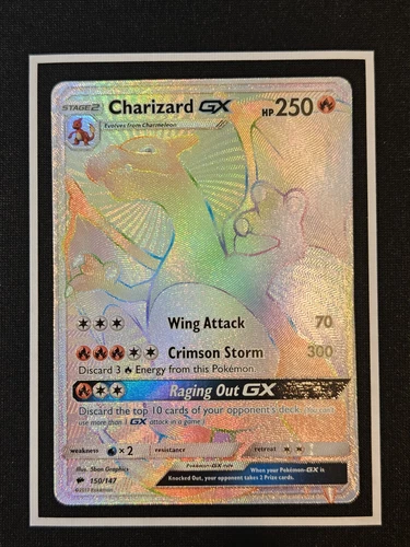 Charizard GX (Secret) 150/147 Sm-Burning Shadows Holo