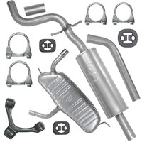 SchalldäMpferset Auspuff FüR Seat Leon 2 II FließHeck 1.6 (2005-12/2012)