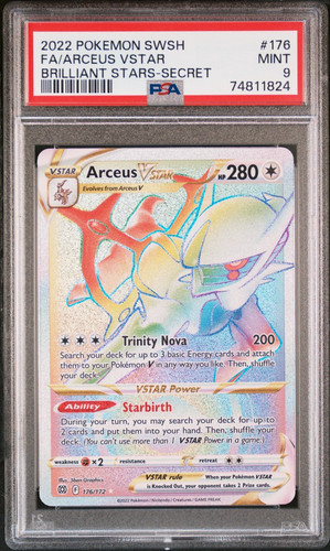 Arceus VSTAR graded PSA 9 for sale on eBay