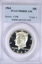 1996-S 50C Silver, DCAM (Proof) Kennedy Half Dollar - PCGS CoinFacts