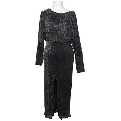 NLY Eve, Abendkleid, Größe: 36, Twisted Back Pleated Dress, Grau #yhd
