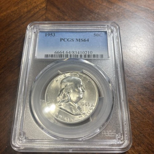 1953 PCGS MS64 Franklin Half Dollar!