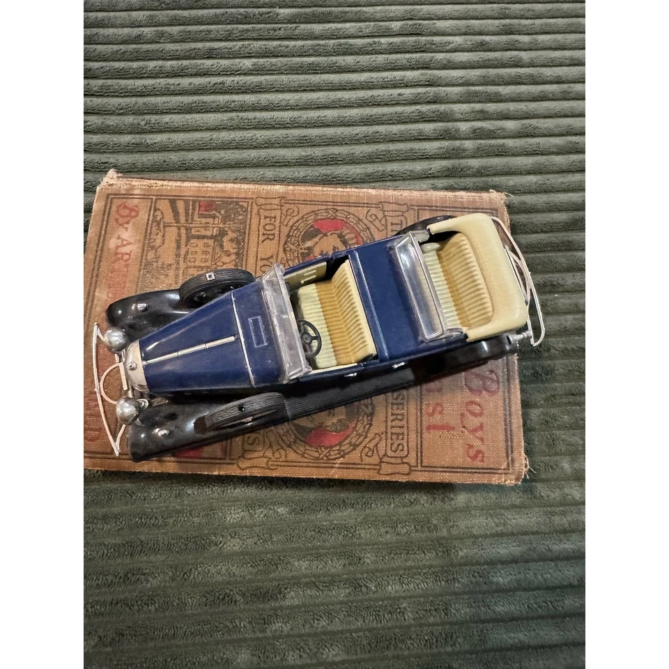 Lincoln Phaeton 1932 convertible modelo de coche diecast azul escala 1:18 Foto 2 de 4