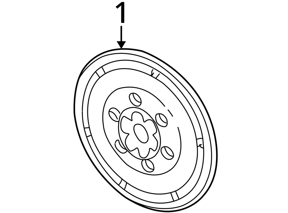 1988-2002 OLDSMOBILE PONTIAC GRAND AM CUTLASS CALAIS FLYWHEEL ASM 22533244 NEW - Image 3 of 3