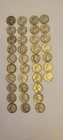 Lot 37 Silver Quarters From 1964 And Older