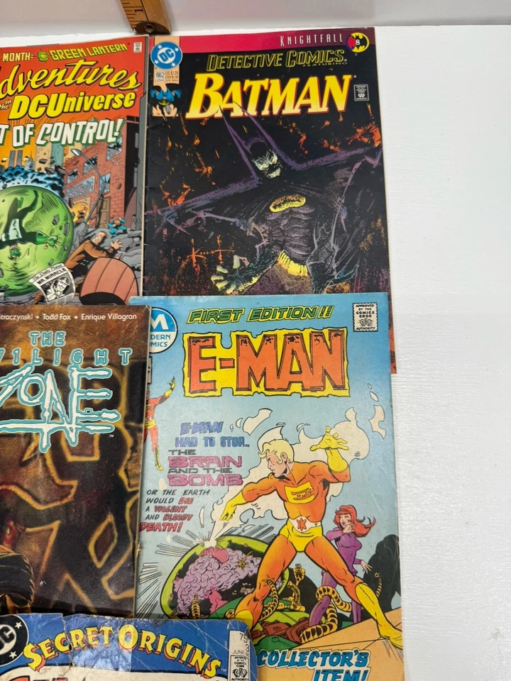 Lote de cómics mixtos de colección DC Marvel - Kin Batman Superman E-Man Edad de Bronce/Cobre Foto 2 de 4