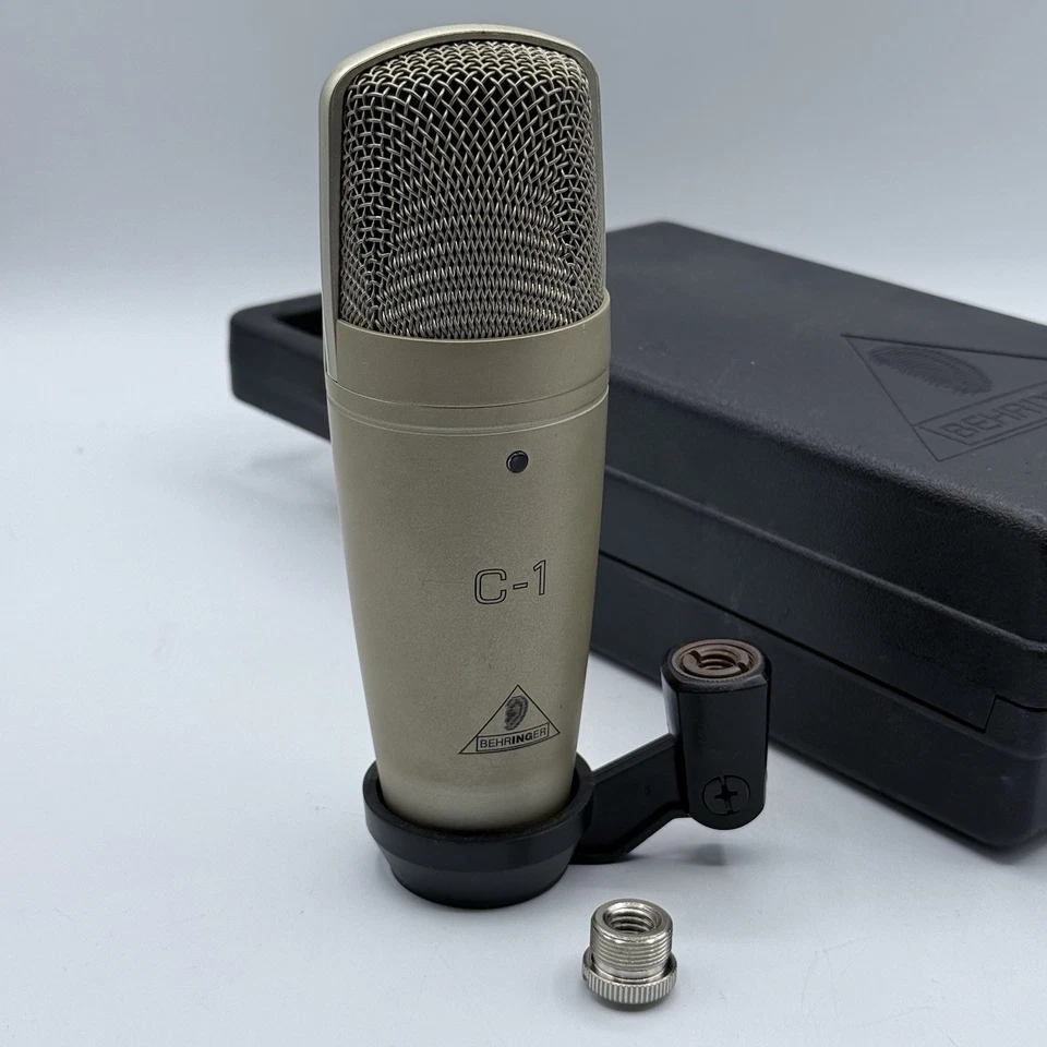 Behringer C-1 Studio Condenser Microphone w/ hard case - Works Great - Image 2 of 4