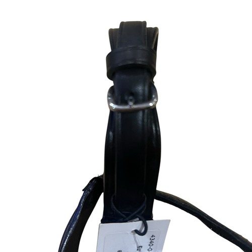Ez-on Black Leather Equestrian Garters for Horseback Riding Hunter Jumper Shows - Picture 7 of 11
