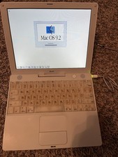 Apple iBook G3 Snow 12.1" PowerPC G3 900Mhz 640mb 40gb HD working Battery