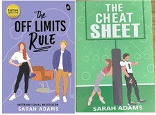 The Cheat Sheet + the off limits rule by Sarah Adams 2 book set, Paperback BT