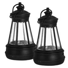  2 PZ Luci da Appendere per Esterno Statua Decorativa Ricambio Lanterne