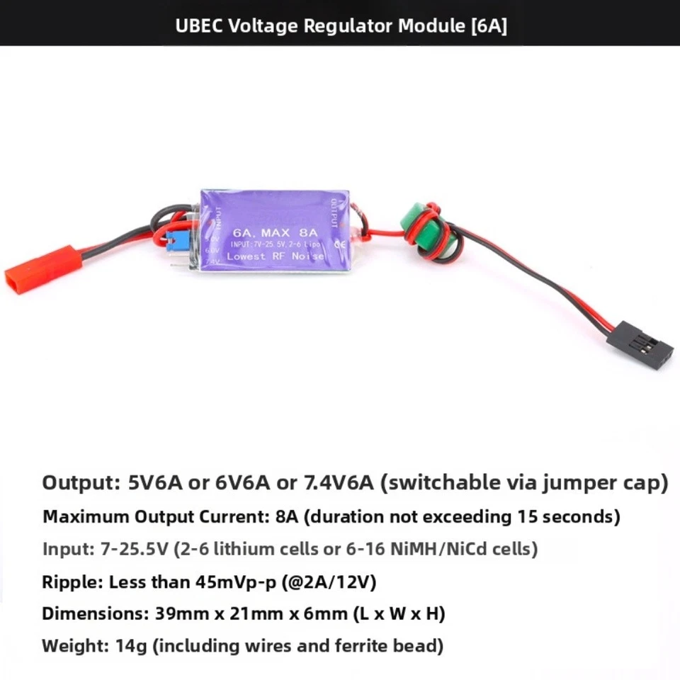 External Power Supply Voltage Regulator Converter Module for For model Aircraft - Image 2 of 4