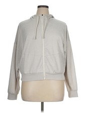 Gap Fit Women Gray Zip Up Hoodie XL