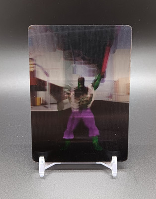 1996 Skybox Marvel Motion Virtual Vision HULK Lenticular Chase Card