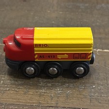 Brio World Wooden Railway Intercity Red  Yellow Diesel Train  AS 413