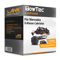 für Mercedes E-Klasse Cabriolet 93-98 Towtec E-Satz 13Polig Fahrzeugspezifisch