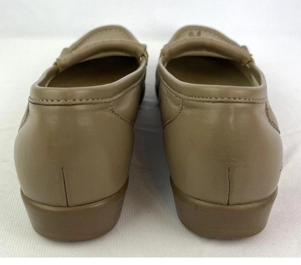 SAS Women's Tripod Comfort tan Leather Slip On Loafers Shoes USA Size 7.5S - Image 4 of 4