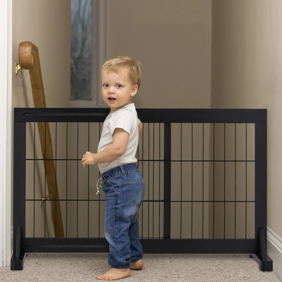 Absperrgitter Treppenschutzgitter Hundeschutzgitter Kindersicherung verstellbar - Bild 2 von 4