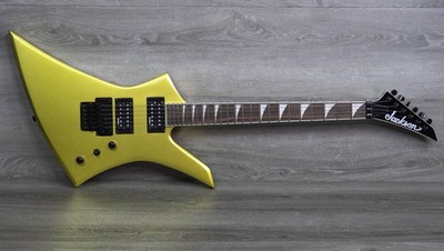 Jackson KEXM Kelly MN Neon Yellow X-Series E-Gitarre Neuwertig Preiswert