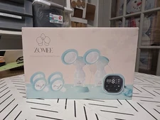 New in Box Zomee Z2 Double Electric Breast Pump with Screen Lock Unused NEW!
