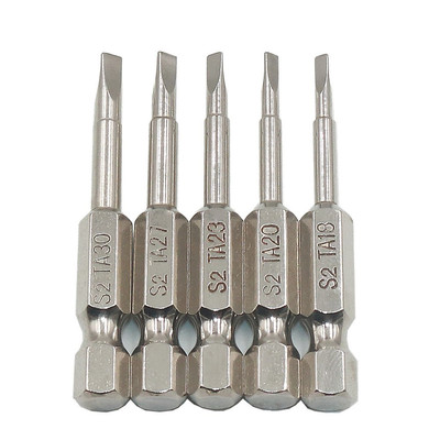 Verschleißfeste magnetische Dreiecksbits 5 Stück legierter Stahl 14 Sechskants