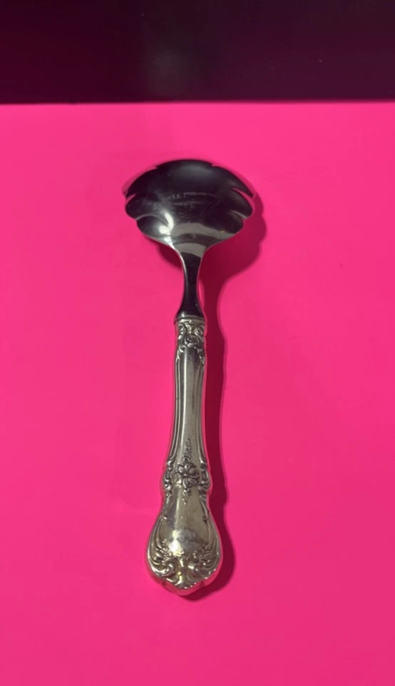 Cuchara de arroz Towle de plata de ley Foto 3 de 4