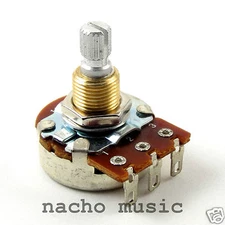 Bourns 500K Short Split Shaft Low Friction Audio Taper Potentiometer Pot