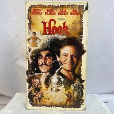 Hook VHS (Tri-Star, 1992) Starring Robin Williams & Julia Roberts