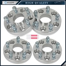 4Pcs 1" 5x120 Hub Centric Wheel Spacers 14x1.5 For Honda Ridgeline Pilot Odyssey
