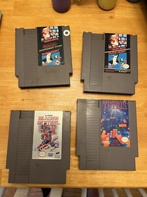 NES Nintendo Lote Super Mario Bros Hojas de Acero Tetris