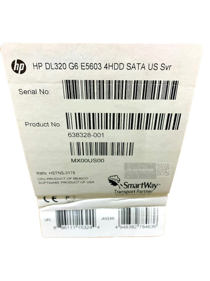 638328-001 I Brand New Factory Sealed HP ProLiant DL320 G6 1U Rack Server - Image 2 of 4