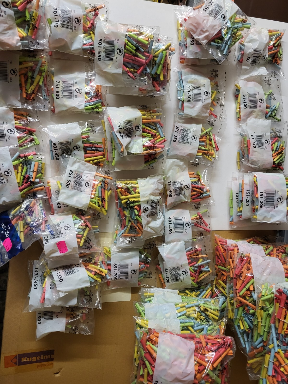 Röllchenlose Für Tombola, Lotterie, Preisverleihung / Viele Varianten