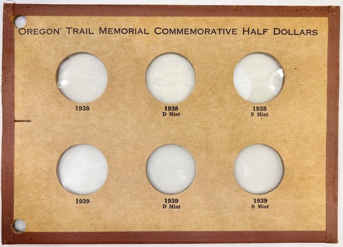 OREGON TRAIL MEMORIAL COMMEMORATIVE HALF DOLLARS Wayte Raymond Holder