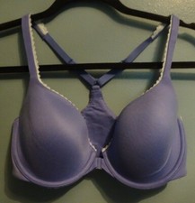 Victoria's Secret 32DD Blue Body By Victoria Racerback Demi Bra