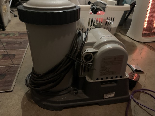 1500 gal hr Intex Filter Pump Krystal Clear Model 635T Above Ground