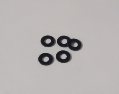 5x Scheibe M3 3,2 schwarz Vgl.Nr. N0115355 Interior trim Washer Oldtimer Innen