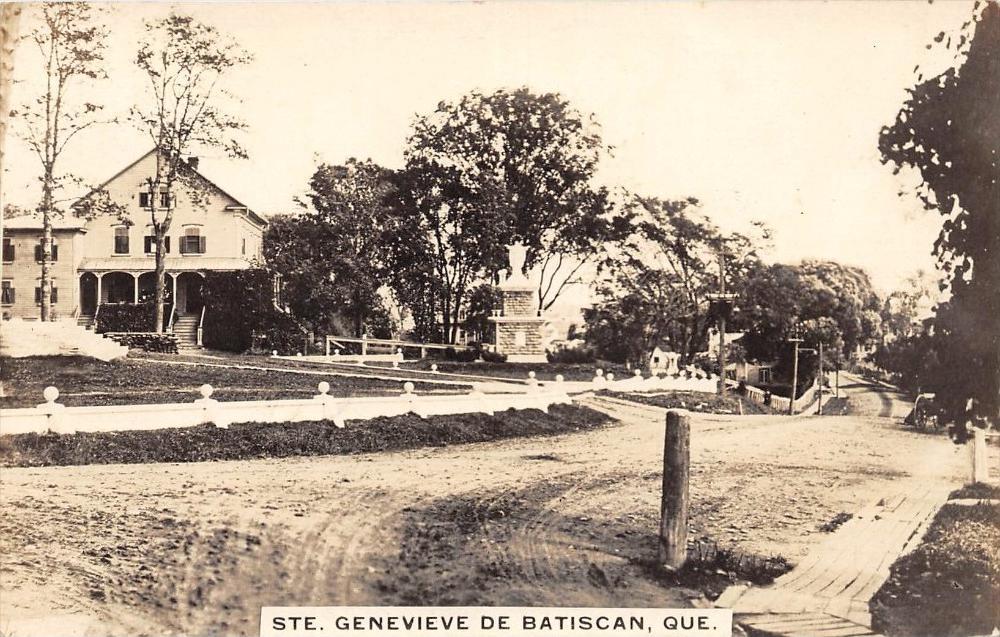 CPA CANADA QUEBEC SAINTE GENEVIEVE DE BATISCAN CARTE PHOTO eBay