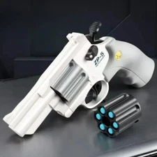Soft Dart Bullet ZP5 Revolver - Toy Pistol Launcher"