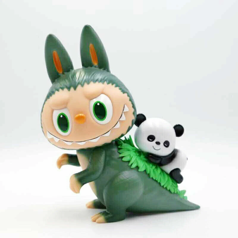 How2work Kasing Lung Labubu MONSTER GOJIMOMO PANDA LABUBU sofubi vinyl Figure - Image 2 of 3
