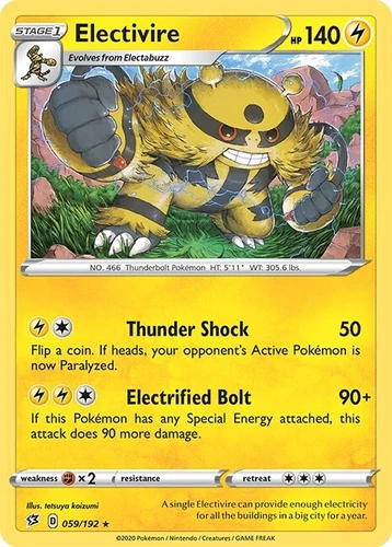 Electivire 059/192 Swsh02: Rebel Clash