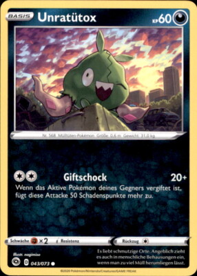Pokemon 43/73 - Unratütox - Weg des Champs