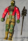 Vintage 1990 series 9 GI G.I. Joe ARAH UNDERTOW v1 Figure w/spear accessory