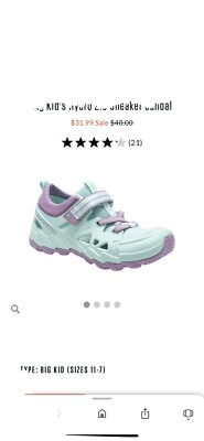 Merrell Girls Hydro Turqoise/ Purple / Also fits Women size 6 or 6.5