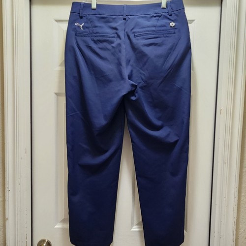 Pantaloni PUMA Cobra Golf Dry Cell Uomo 32x32 Blu Navy Chino Performance - Foto 2 di 11