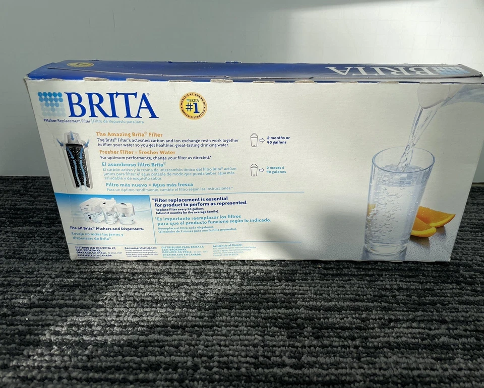 🔥 Genuine Brita • Pitcher Replacement Filters 5 Pack New Sealed Water Filters - Image 2 of 4