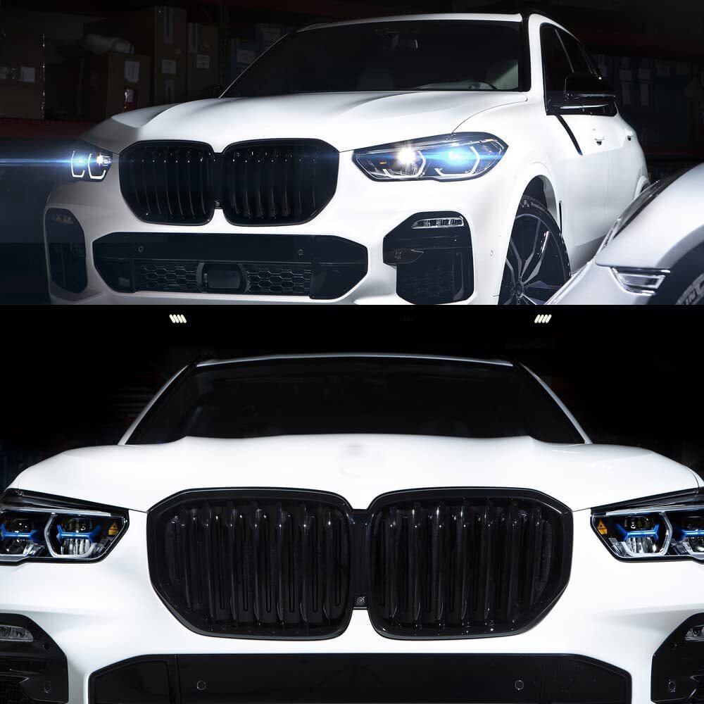 Front Kidney Grille For BMW X5 G05 2019-2022 2023 Gloss Black M