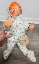 Vtg. Annalee Doll Red Hair Christmas Mistletoe NWT