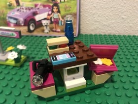 LEGO FRIENDS: Emma's Sports Car 41013 99% Complete